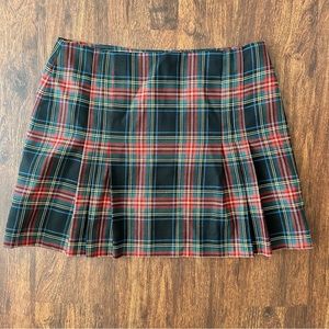 Brooks Bros Tartan Plaid Wool Skirt - SZ 16